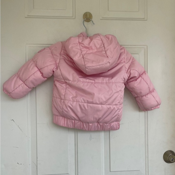 Gerry Reversible Winter Jacket w/ Matching Headband - Pink size 3T - Picture 2 of 5